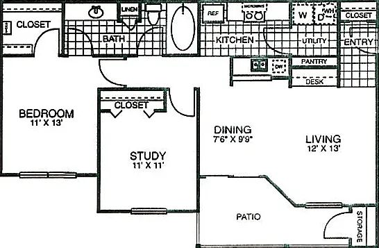 The Broadwater - Imperial - 1 Beds - 1 Baths - 953 Sq. ft.