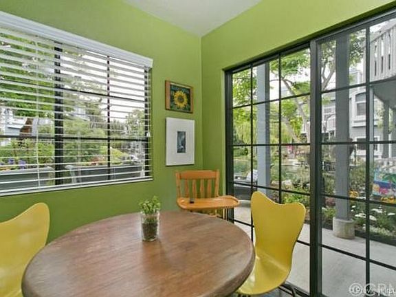 Kitchen view out to Patio