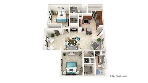 Floor plan B6B
