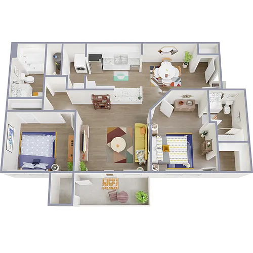 Floor plan 2 Bedroom