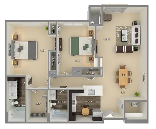 Floor plan La Marchand IV