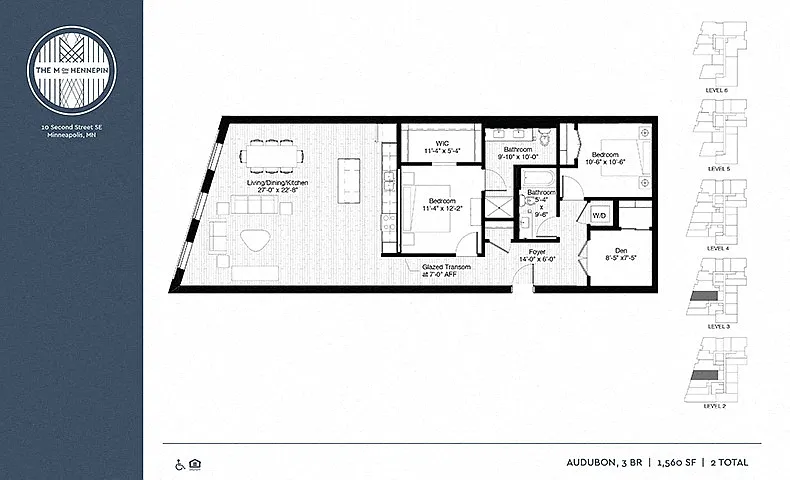 Floor plan Audubon
