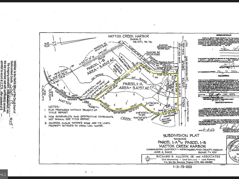 PARCEL 1A Holly Vista Dr, Colonial Beach, VA 22443 MLS VAWE2002926