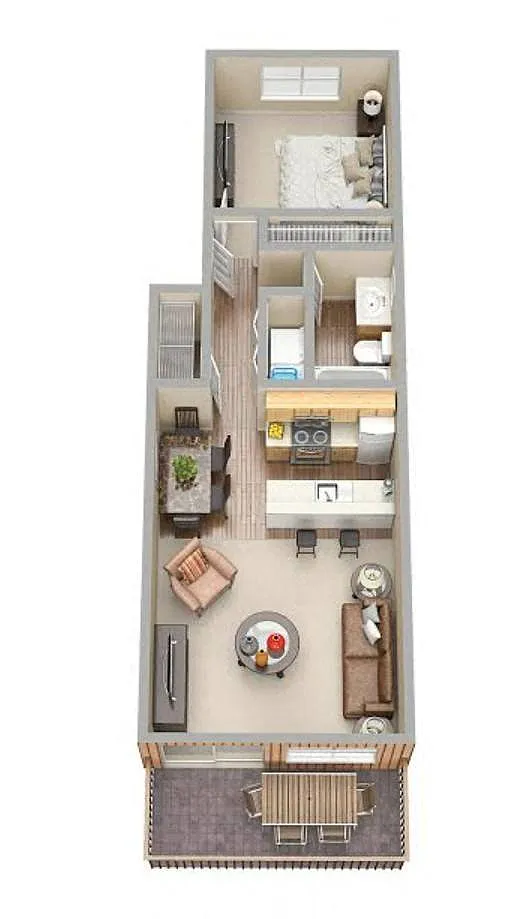 Floor plan The Heron Extended