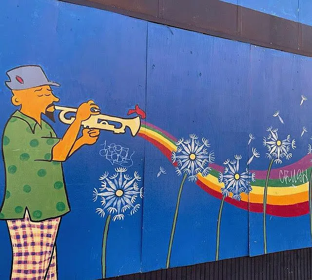 You'll love discovering the many colorful murals throughout Jackson Ward.