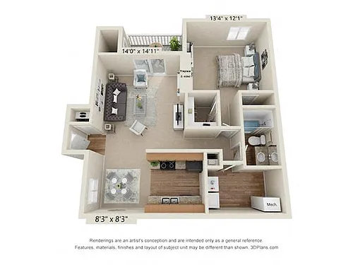 Floor plan THE CAMBRIDGE II LOWER