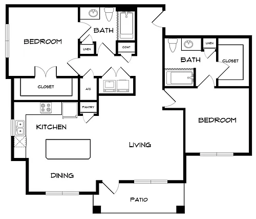 Floor plan B3