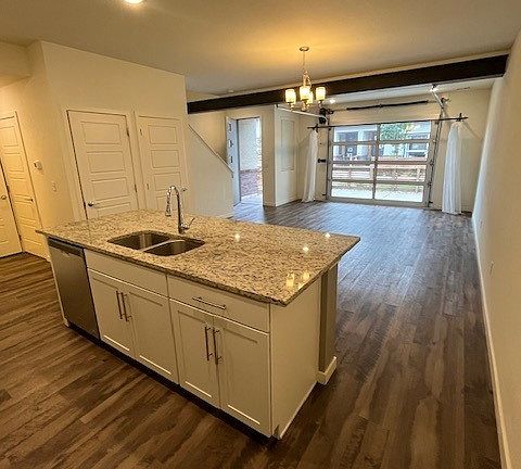 View from kitchen island