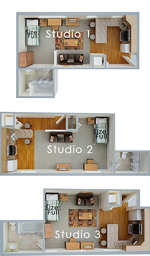 Floor plan Studio