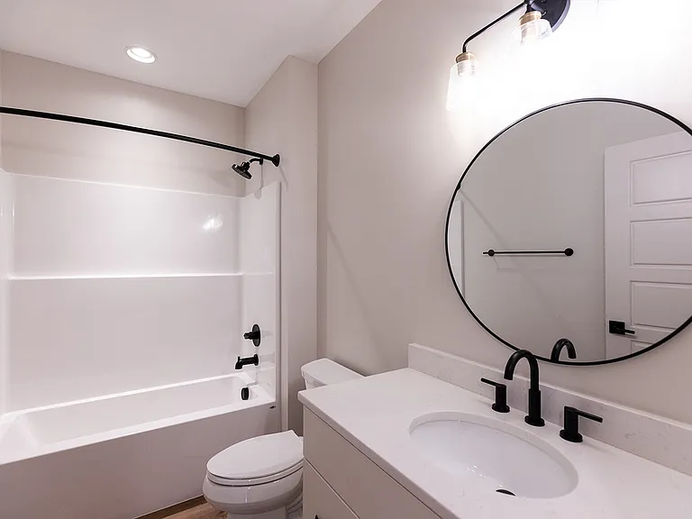 Bathroom. Basement.