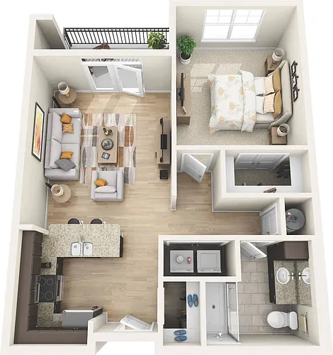 Floor plan Hansborough