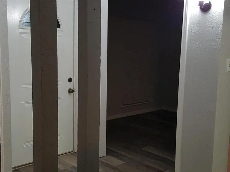 Front door and 3rd bedroom/office