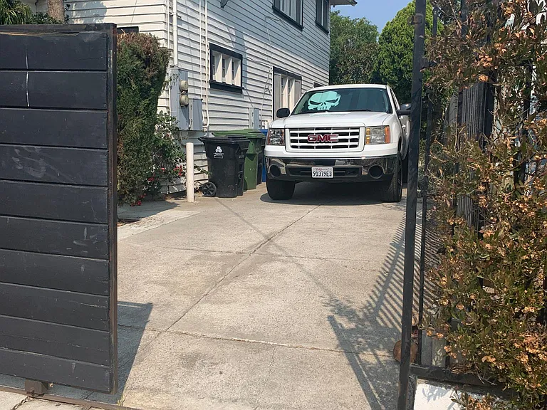 off street gated parking