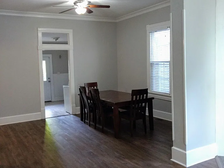 dining room and laundry room