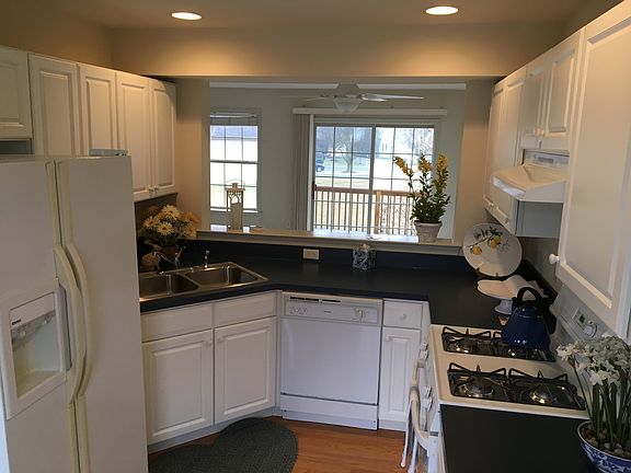 Kitchen with hardwood floor