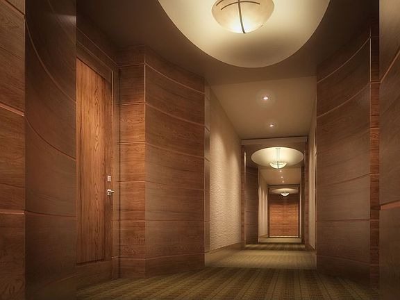Spacious Residence Corridors
