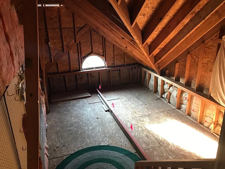 Extra storage over garage