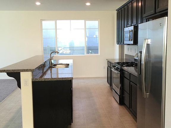 Side view of kitchen