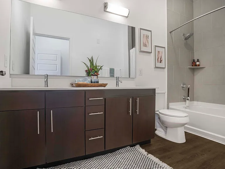 Refresh and reset in a sleek bathroom designed for your daily routine