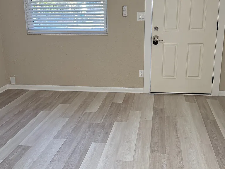 Family room, front door