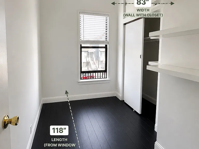 Versatile Bonus Room with a Closet, Built-In Floating Shelves, and Additional Overhead Storage Above the Closet.