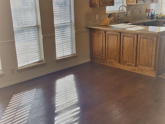 Dining opens into kitchen