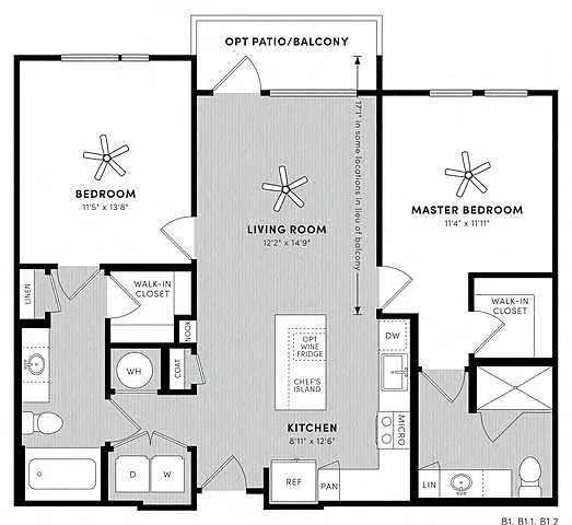 Floor plan B1