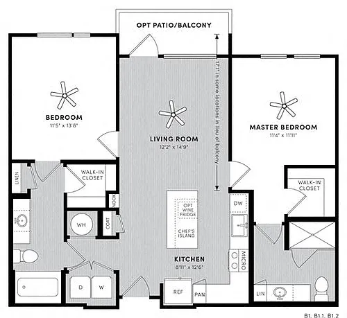Floor plan B1
