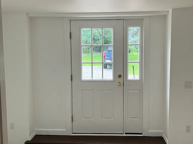 Rear outside entrance
