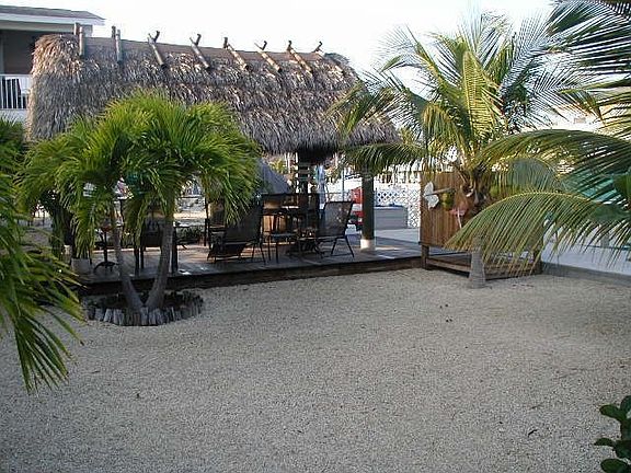 Back yard TIKI-HUT
