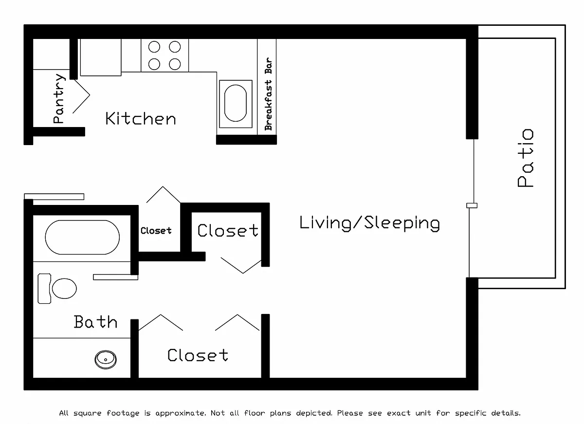 Floor plan Studio