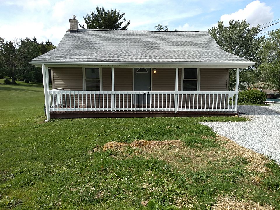 New siding and wide front porch