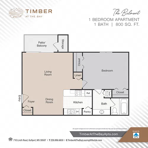 Floor plan The Belmont