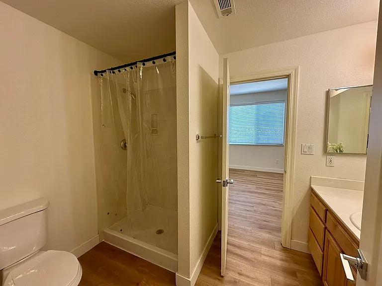 Downstairs Bathroom with standing shower