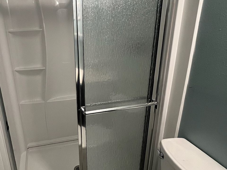 Bathroom. Since this picture, a mirror and medicine cabinet for storage were added.