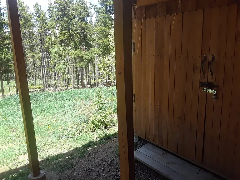 Shed under the deck