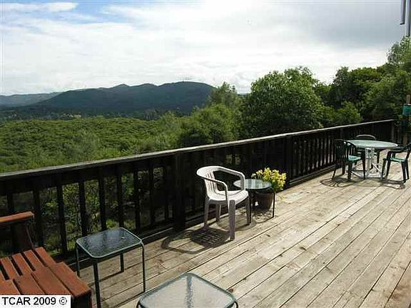 Spacious deck with a fabulous view