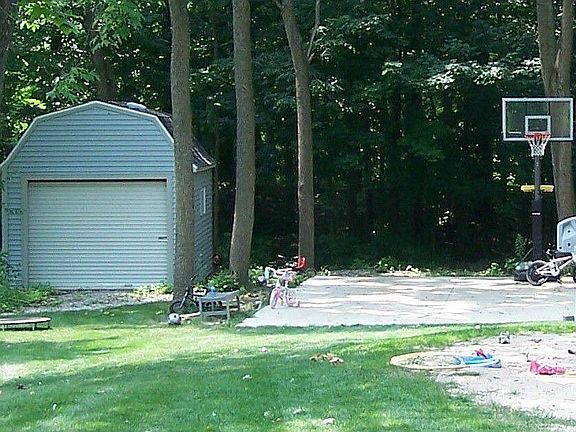 Shed and Ball Court