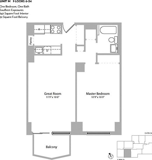 1st image of 211 E 46th St #21H