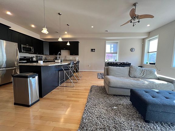 Kitchen and living area