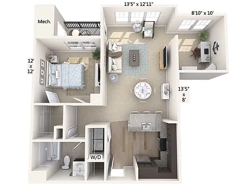 Floor plan A2D-909sq-Stainless