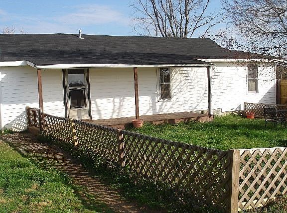 Rear View with Fenced In Yard
