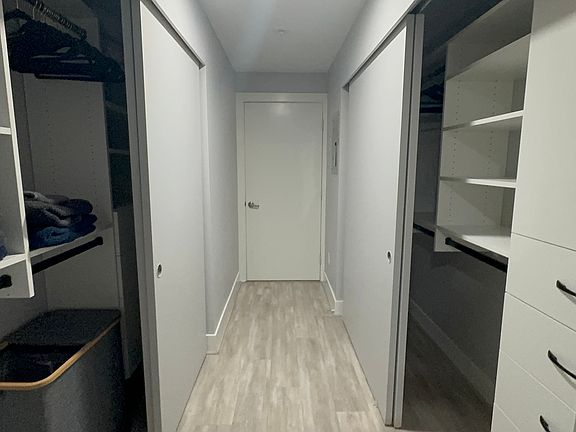 Walk through closet