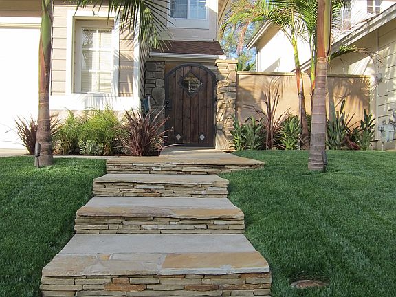 Front Yard Steps and Entry