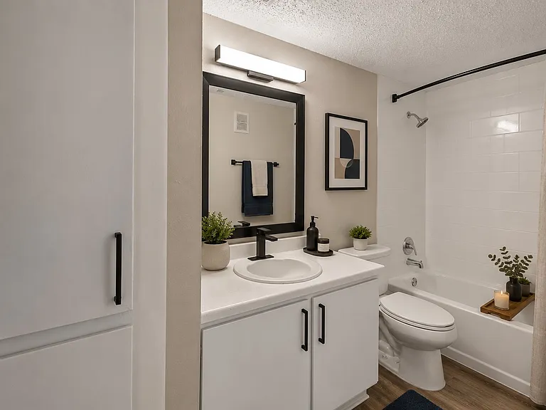 Bathroom _ Full bath with tub-shower and vanity storage