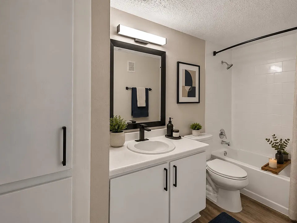 Bathroom _ Full bath with tub-shower and vanity storage