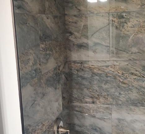 New High End Tiled Shower