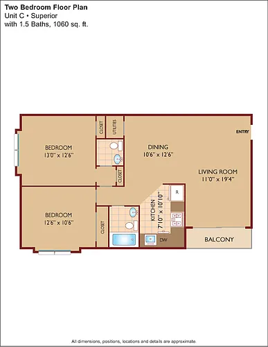 Floor plan C