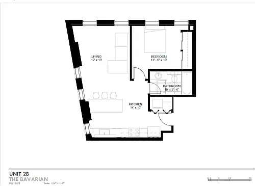 Floor plan 2B