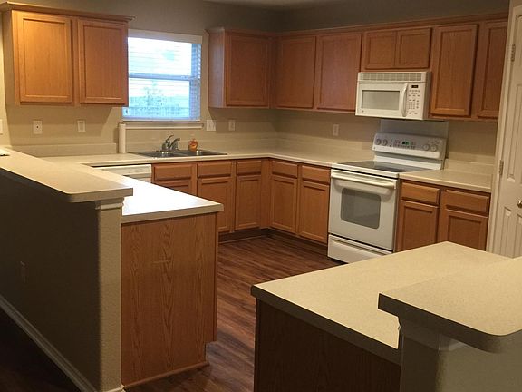 Kitchen with new lighting